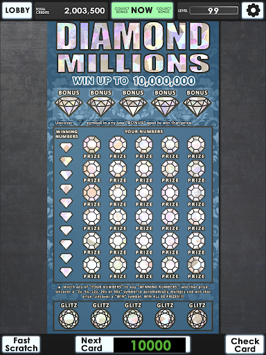 Lucky Lottery Scratchers 16