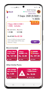 Ncell App: Recharge, Buy Packs