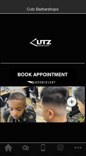 Android application Cutz Barbershops screenshort
