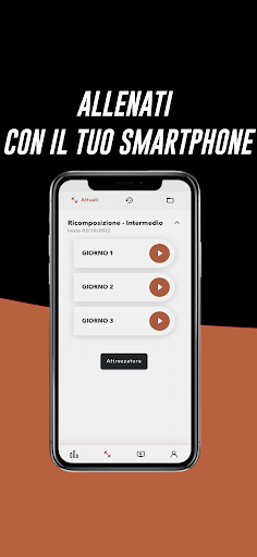 Android application GYM8 - Coaching screenshort