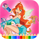 Winx Coloring Game icon