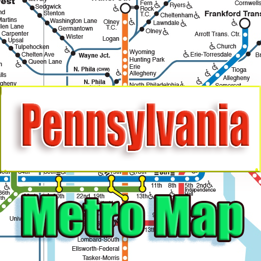 Pennsylvania USA Metro Map Offline