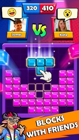 Game screenshot Block Heads: Duel puzzle games mod apk