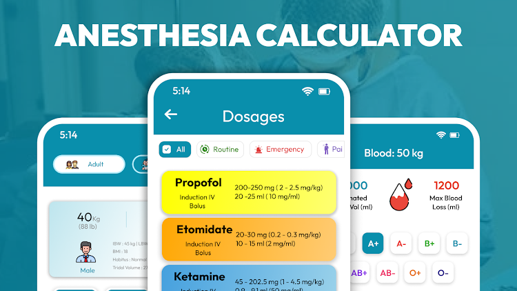 Anesthesia Calculator - 1.8 - (Android)