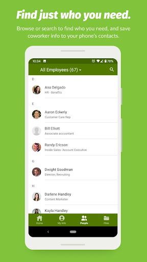 Screenshot of BambooHR