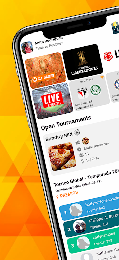 Android application FoxCast - Sports Forecasting G screenshort