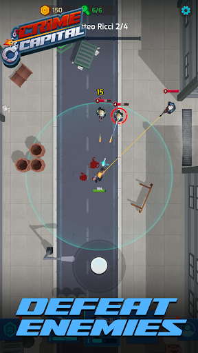 Android application Crime Capital: Shooter Action screenshort