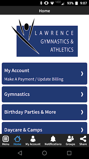 Lawrence Gymnastics Screen 2