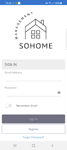 Android application SoHome screenshort