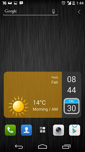 Radiant Clock & Weather Screen 2