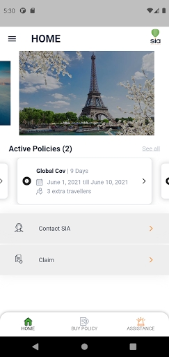 SIAssistance Screen 3