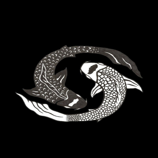 black japanese wallpapers logo