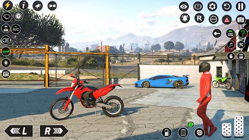 Android application Motorcycle Mega Ramp Bike Game screenshort