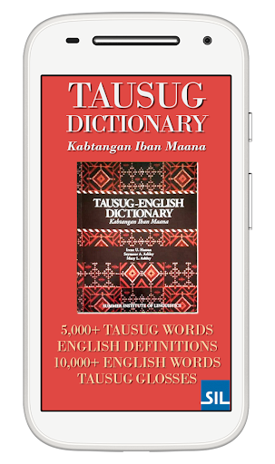 Android application Tausug Dictionary screenshort