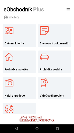 Android application eObchodnik Plus screenshort