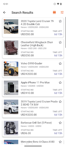 ABC Auctions Screen 2