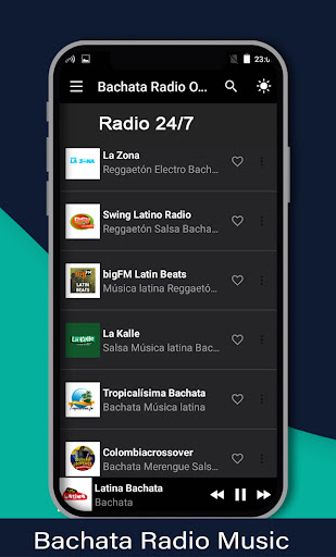 Bachata Radio Screen 2