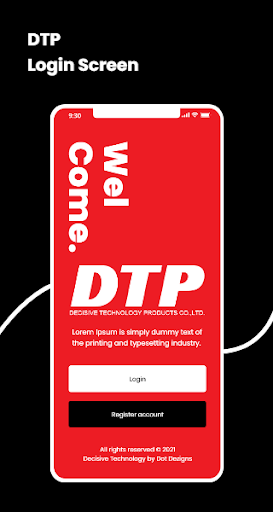 Android application DTP Sales screenshort