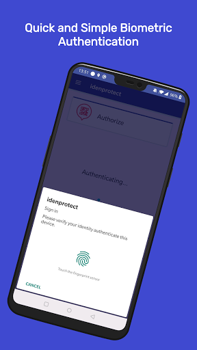 Android application idenprotect screenshort