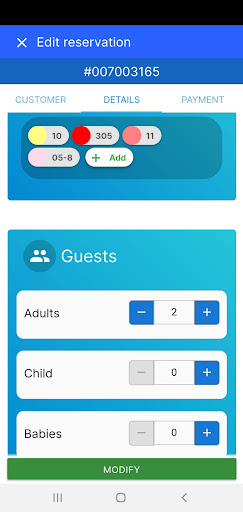 Android application Mini Hotel screenshort