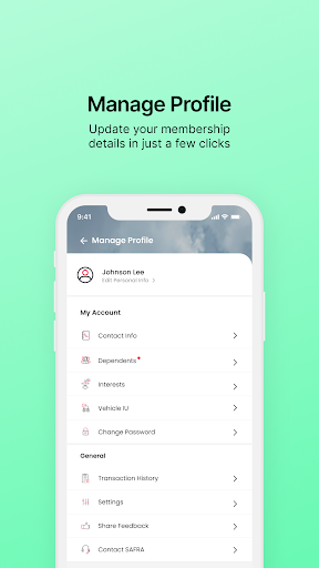 SAFRA Скриншот Приложения для Android 5