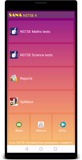 Android application NSTSE 4 Exam Prep screenshort