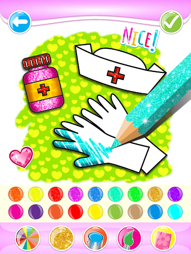 Toy Doctor Set coloring and dr