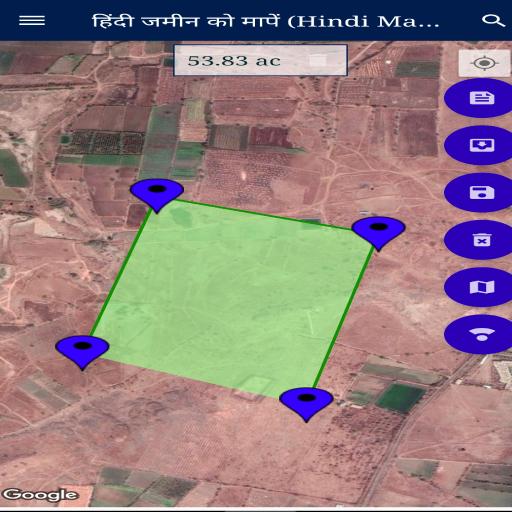 जमिन नापो | Hindi Map Area Laai af op Windows