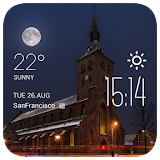 Odense weather widget/clock icon