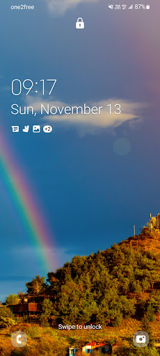 Android application Rainbow Wallpaper screenshort