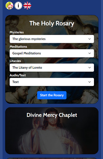 Android application Holy Rosary and prayers screenshort