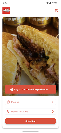 Android application The Red Food Truck screenshort