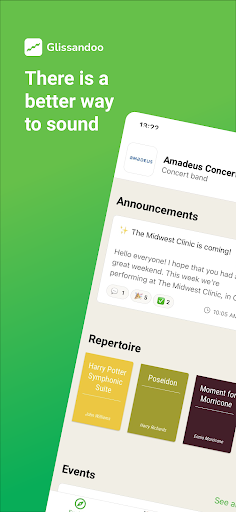 Android application Glissandoo screenshort