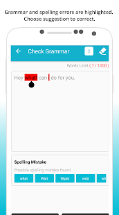 English Grammar Spell Check Screenshot