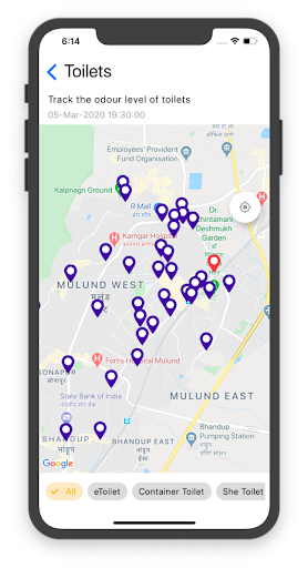 Smart Health Hygiene Monitor Screen 2