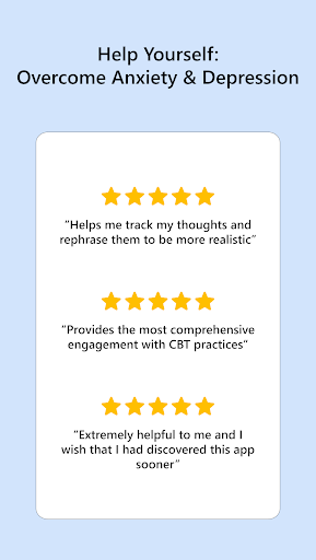 Screenshot of CBT Anxiety & Wellness Journal