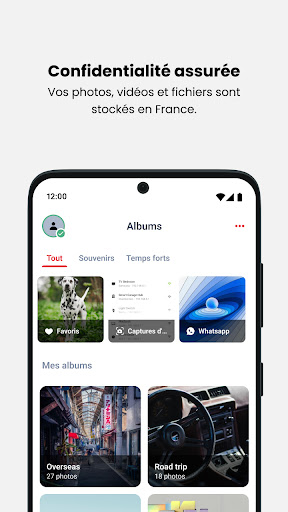 Screenshot of SFR Cloud