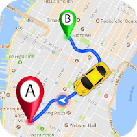 GPS-навигация - Карта улиц Направление движения Зе