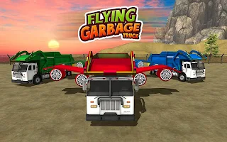 City Garbage Flying Truck 3D - Screenshot 2