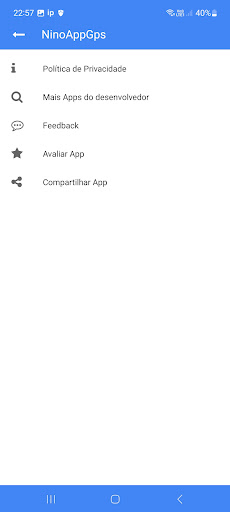 NinoAppGps Screen 3
