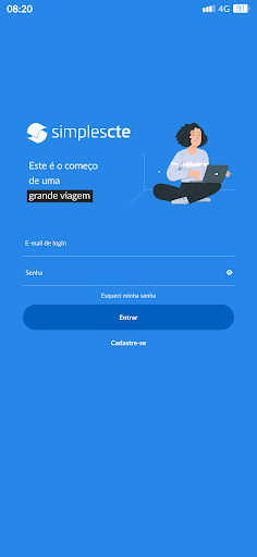 Android application SimplesCTe screenshort