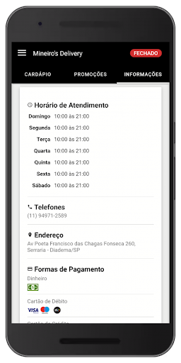 Mineiros Adega Delivery Screen 2
