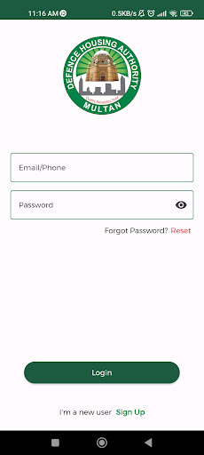Android application DHAM RFMS Resident screenshort