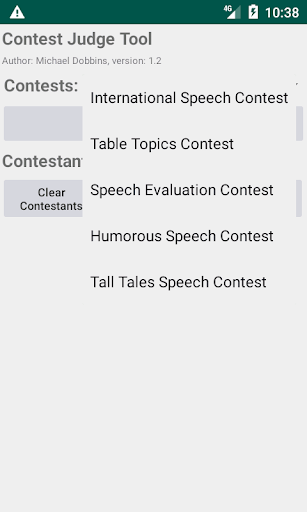 Contest Judge Screen 2