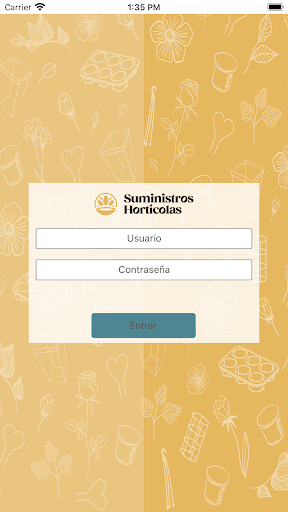 Android application Suministros Hortícolas screenshort