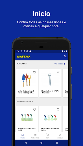 Android application Mafema screenshort