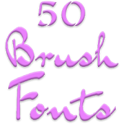 Fonts for FlipFont 50 Brush