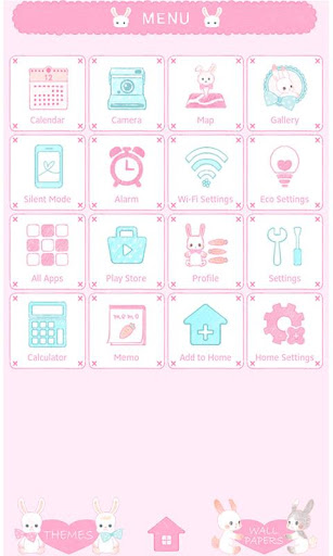 Rabbit Theme-Little Lovers- Screen 2