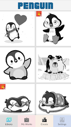 Penguin - Pixel Art - Screenshot 1