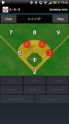 6-4-3 Baseball Scorecardのおすすめ画像4